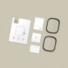 Szkło Hartowane z Ramką Tech-Protect Glass Ring do Apple Watch Ultra 1 / 2 / 3 (49 mm) Titanium